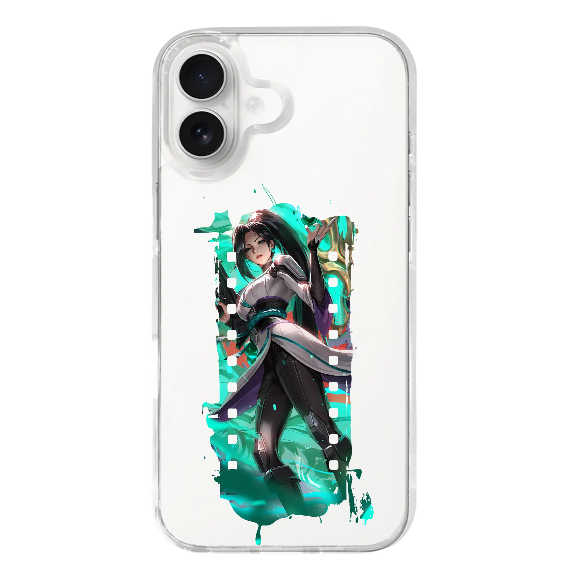 VALORANT グッズ,セージ - iPhone 17シリーズ 透明スマホケース – 薄型・耐衝撃・精密フィット保護カバー